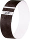 Sigel evenementenbandjes - super soft - 255x25mm - zwart - 120 stuks - SI-EB215