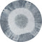 Lorena Canals Wasbaar katoen vloerkleed - Tie-Dye Azul Vintage - Ø150cm