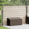 vidaXL - Tuinbox - 110x50x58 - cm - poly - rattan - bruin