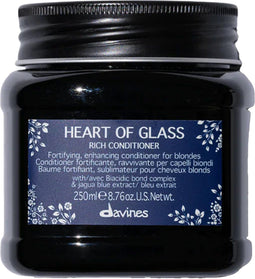 Davines Heart of Glass Rich Conditioner 250 ml - Zilvershampoo - Voor Blondines