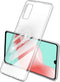 iMoshion Hoesje Geschikt voor Samsung Galaxy A41 Hoesje Siliconen - iMoshion Design hoesje - Wit / Transparant / Dandelion