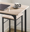 SoBuy OGT10-N - Bistrotafelset - 3-Delig - 2 Stoelen - 80 x 87 x 50 cm