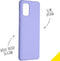 Accezz Samsung Galaxy A71 - Liquid Silicone Backcover - Schokabsorberend - Paars