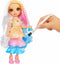 Rainbow High Watercolor & Create Modepop - Bruine ogen - Inclusief 6 uitwasbare waterverfpoeders - Wit