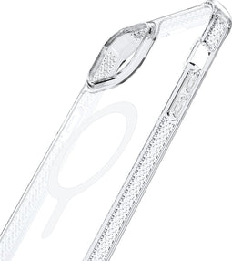 ITSKINS Doorzichtig Hoesje geschikt voor Apple iPhone 13 MagSafe Telefoonhoesje Hardcase | ITSKINS Backcover Shockproof | Geschikt voor MagSafe | Geschikt voor Draadloos Opladen met Magnetische Ring | MagSafe Case - Transparant