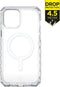 ITSkins Doorzichtig Hoesje geschikt voor Apple iPhone 13 MagSafe Telefoonhoesje Hardcase | ITSkins SupremeMagClear Backcover Shockproof | Geschikt voor MagSafe | Geschikt voor Draadloos Opladen met Magnetische Ring | MagSafe Case - Transparant