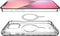 ITSkins Doorzichtig Hoesje geschikt voor Apple iPhone 13 Mini MagSafe Telefoonhoesje Hardcase | ITSkins SupremeMagClear Backcover Shockproof | Geschikt voor MagSafe | Geschikt voor Draadloos Opladen met Magnetische Ring | MagSafe Case - Transparant