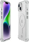 ITSKINS Doorzichtig Hoesje geschikt voor Apple iPhone 14 MagSafe Telefoonhoesje Hardcase | ITSKINS Backcover Shockproof | Geschikt voor MagSafe | Geschikt voor Draadloos Opladen met Magnetische Ring | MagSafe Case - Transparant