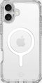 ITSKINS Doorzichtig Hoesje geschikt voor Apple iPhone 16 Plus MagSafe Telefoonhoesje Hardcase | ITSKINS Backcover Shockproof | Geschikt voor MagSafe | Geschikt voor Draadloos Opladen met Magnetische Ring | MagSafe Case - Transparant