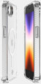 ITSKINS Doorzichtig Hoesje geschikt voor Apple iPhone 16e MagSafe Telefoonhoesje Hardcase | ITSKINS Backcover Shockproof | Geschikt voor MagSafe | Geschikt voor Draadloos Opladen met Magnetische Ring | MagSafe Case - Transparant