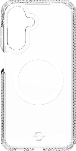 ITSKINS Doorzichtig Hoesje geschikt voor Samsung Galaxy A16 MagSafe Telefoonhoesje Hardcase | ITSKINS Backcover Shockproof | Geschikt voor MagSafe | Geschikt voor Draadloos Opladen met Magnetische Ring | MagSafe Case - Transparant