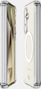 ITSKINS Doorzichtig Hoesje geschikt voor Samsung Galaxy S24 FE MagSafe Telefoonhoesje Hardcase | ITSKINS Backcover Shockproof | Geschikt voor MagSafe | Geschikt voor Draadloos Opladen met Magnetische Ring | MagSafe Case - Transparant