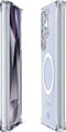 ITSKINS Doorzichtig Hoesje geschikt voor Samsung Galaxy S25 Ultra MagSafe Telefoonhoesje Hardcase | ITSKINS Backcover Shockproof | Geschikt voor MagSafe | Geschikt voor Draadloos Opladen met Magnetische Ring | MagSafe Case - Transparant