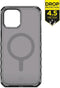 ITSkins Hoesje geschikt voor Apple iPhone 13 Mini MagSafe Telefoonhoesje Hardcase | ITSkins SupremeMagClear Backcover Shockproof | Geschikt voor MagSafe | Geschikt voor Draadloos Opladen met Magnetische Ring | MagSafe Case - Grijs
