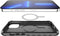 ITSkins Hoesje geschikt voor Apple iPhone 13 Pro MagSafe Telefoonhoesje Hardcase | ITSkins SupremeMagClear Backcover Shockproof | Geschikt voor MagSafe | Geschikt voor Draadloos Opladen met Magnetische Ring | MagSafe Case - Grijs