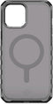 ITSkins Hoesje geschikt voor Apple iPhone 13 Pro Max MagSafe Telefoonhoesje Hardcase | ITSkins SupremeMagClear Backcover Shockproof | Geschikt voor MagSafe | Geschikt voor Draadloos Opladen met Magnetische Ring | MagSafe Case - Grijs