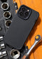 ITSKINS Hoesje geschikt voor Apple iPhone 13 Telefoonhoesje Hardcase | ITSKINS Backcover | iPhone 13 Case | Back Cover - Zwart
