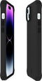 ITSkins Hoesje geschikt voor Apple iPhone 14 Plus Telefoonhoesje Flexibel TPU | ITSkins SpectrumSilk-R Backcover Shockproof | Schokbestendig iPhone 14 Plus Telefoonhoesje | Anti Shock Proof - Zwart