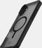 ITSKINS Hoesje geschikt voor Apple iPhone 16 MagSafe Telefoonhoesje Hardcase | ITSKINS Backcover Shockproof | Geschikt voor MagSafe | Geschikt voor Draadloos Opladen met Magnetische Ring | MagSafe Case - Zwart