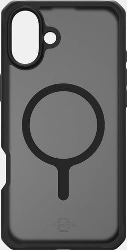 ITSKINS Hoesje geschikt voor Apple iPhone 16 Plus MagSafe Telefoonhoesje Hardcase | ITSKINS Backcover Shockproof | Geschikt voor MagSafe | Geschikt voor Draadloos Opladen met Magnetische Ring | MagSafe Case - Zwart