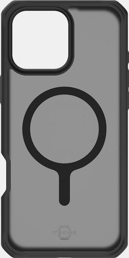 ITSKINS Hoesje geschikt voor Apple iPhone 16 Pro Max MagSafe Telefoonhoesje Hardcase | ITSKINS Backcover Shockproof | Geschikt voor MagSafe | Geschikt voor Draadloos Opladen met Magnetische Ring | MagSafe Case - Zwart