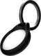 ITSKINS Level 2 AirCover Solid Apple AirTag Sleutelhanger Hoesje Zwart