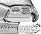 ITSkins Level 3 SupremeMagClear Telefoonhoesje geschikt voor Apple iPhone 13 Pro Max Shockproof Hardcase Hoesje MagSafe Compatible - Transparant