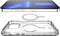 ITSkins Level 3 SupremeMagClear Telefoonhoesje geschikt voor Apple iPhone 13 Pro Max Shockproof Hardcase Hoesje MagSafe Compatible - Transparant