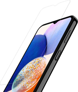 ITSkins Screenprotector geschikt voor Samsung Galaxy A14 Glazen | ITSkins Supreme Screenprotector - Case Friendly + Installatie Frame