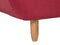 ALSTEN - Chaise longue - Rood - Symmetrisch - Polyester