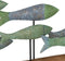 Decoratieve figuren Groen Natuurlijk Vissen 56 x 7 x 31 cm