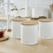 Swan Nordic Opbergblikken - Set van 3 - Wit