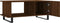 vidaXL - Salontafel - 90x50x40 - cm - bewerkt - hout - bruin - eikenkleur