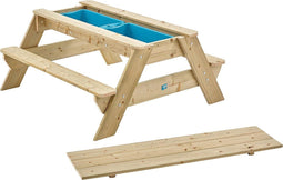 Buffalo TP-286 DLX - Picknicktafel en zandbak voor 4 kinderen - FSC gecertificeerd hout - Bruin