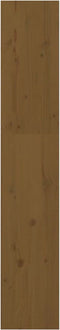 vidaXL - Boekenkast/kamerscherm - 60x30x167,5 - cm - grenenhout - honingbruin