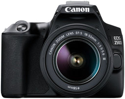 Canon EOS 250D - Spiegelreflexcamera - 24.1MP 4K video - Zwart