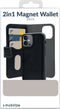 Mobilize Telefoonhoesje geschikt voor Samsung Galaxy S25 Ultra Hoesje | Mobilize Magsafe Uitneembare 2in1 Bookcase Portemonnee | Geschikt voor MagSafe | Geschikt voor Draadloos Opladen met Magnetische Ring | MagSafe Case - Zwart