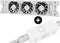 Heatfan 3 - Radiatorventilator Solo - Wit + Touch Sensor