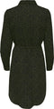 JDY JDYPIPER - L/S Shirt Jurk - Knoopsluiting - Ceintuur - Maat S