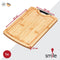 SMILE ® SDB-3 - Snijplank Hout - Met Sapgeul en Handgreep - Naturel