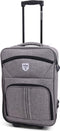 Norlander Handbagage Koffer Bilbao 35L - Handbagage Trolley - Grijs