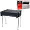 Houtskool BBQ - Compact model 48 x 33 x H46 cm - Zwart