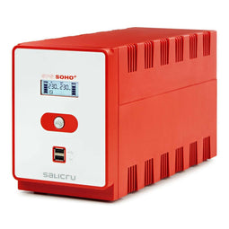 Salicru SPS 1600 SOHO+ - Ononderbreekbaar Stroomvoorzieningssysteem - 960 W 1600 VA - Wit/Rood