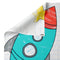 Happy Friday Sheet set 2 pieces Space rocket 100x130 cm (Cot) Multicolor