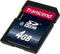 Transcend Premium SD-kaart - 4GB - Class 10 - 10 Mb/s schrijfsnelheid (1 stuk)
