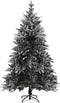 vidaXL - Kunstkerstboom - met - sneeuw - 120 - cm - PVC - en - PE - groen