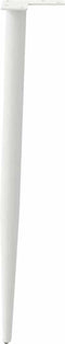 vidaXL - Salontafelpoten - conische - vorm - 4 - st - 72-73 - cm - staal - wit