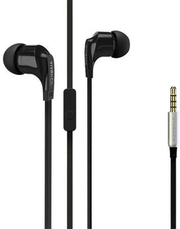 Vivanco Talk 4 - In Ear oordopjes - Microfoon met opneemtoets - Zwart