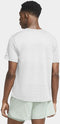Nike Dri-FIT Miler - Sportshirt Heren - Korte mouw - White/Reflective Silv