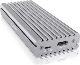 Icy Box IB-1817M-C31 - Externe behuizing M.2 NVMe - USB 3.2 Gen2 10 Gb/s - Zilver